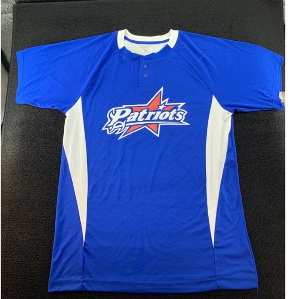 CHAMPPRO SPORTS Patriots #72 Baseball‎ Jersey Dri-Gear Athletic Shirt Men's
